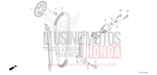 CHAINE A CAMES/TENDEUR CRF150RBN de 2022